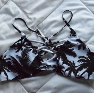 palm tree bikini top